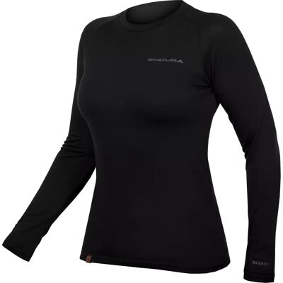 Endura Kvinner BaaBaa Bland Langermet Basislag - Svart XS Endura Kvinner BaaBaa Bland Langermet Basislag - Svart XS
