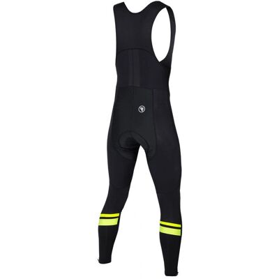 Endura Windchill Bib Tights - Svart / Hi Vis Gul / Small - Bib Tights Endura Windchill Bib Tights - Svart / Hi Vis Gul / Small - Bib Tights
