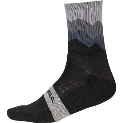 Endura Czarny Jagged Skarpetki - S/M Endura Czarny Jagged Skarpetki - S/M