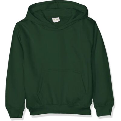 Just Hoods JH001K Kinder Hoodie - Groen - Kinder Hoodie Just Hoods JH001K Kinder Hoodie - Groen - Kinder Hoodie