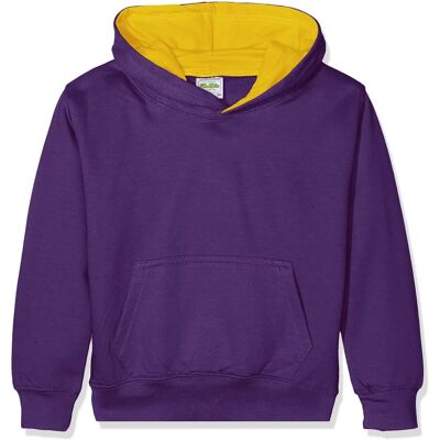AWDIS JH03J Hoodie - Contrasterende Kleuren - Lange Mouwen - Kids AWDIS JH03J Hoodie - Contrasterende Kleuren - Lange Mouwen - Kids