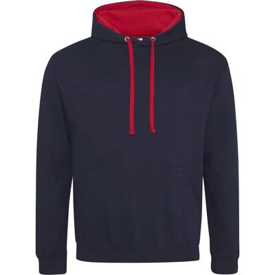 AWDis Varsity Hoodie 2XL Blauw AWDis Varsity Hoodie 2XL Blauw