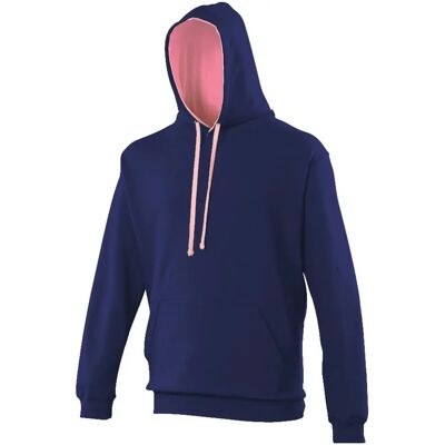 Just Hoods JH003 XL Oxford Navy/candyfloss Pink Hoodie - Hoodie Just Hoods JH003 XL Oxford Navy/candyfloss Pink Hoodie - Hoodie