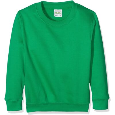 Sweatshirt pour enfants AWDis Vert Prato - Vêtements Décontractés - Publicité Sweatshirt pour enfants AWDis Vert Prato - Vêtements Décontractés - Publicité