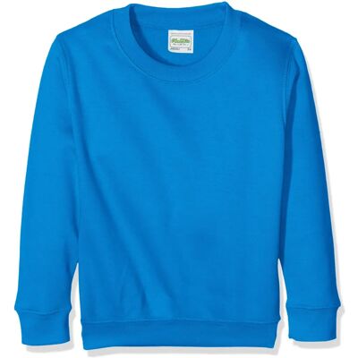 AWDis Kindersweatshirt - Blauw - 7/8 jaar - Kinder Sweatshirt AWDis Kindersweatshirt - Blauw - 7/8 jaar - Kinder Sweatshirt
