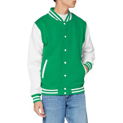 Just Hoods JH043 Veste varsity à contraste - Veste - Publicité Just Hoods JH043 Veste varsity à contraste - Veste - Publicité