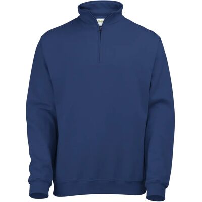 AWDis Just Hoods Sweat Sophomore 1/4-Reißverschluss - L - blau AWDis Just Hoods Sweat Sophomore 1/4-Reißverschluss - L - blau