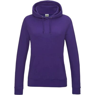 AWDis Just Hoods Sweat Vrouwen College Hoodie - L - Violet AWDis Just Hoods Sweat Vrouwen College Hoodie - L - Violet