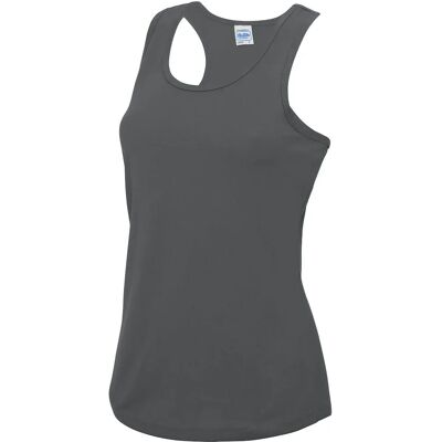 Just Cool JC015 Charcoal Dames Top Just Cool JC015 Charcoal Dames Top