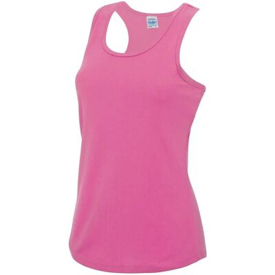 Just Cool JC015 Dames Roze Racerback Tank Top - Sportkleding Just Cool JC015 Dames Roze Racerback Tank Top - Sportkleding