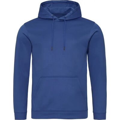 Just Hoods JH006 Polyester Hoodie - S - blauw - Hoodie Just Hoods JH006 Polyester Hoodie - S - blauw - Hoodie