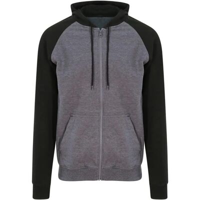 Just Hoods JH063 - Charcoal Heather - XL - Hooded sweatshirt Just Hoods JH063 - Charcoal Heather - XL - Hooded sweatshirt
