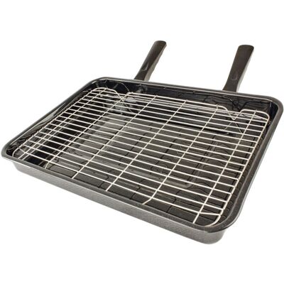 Spares2go - Large Vitreous Enamel Grill Pan - Grill Pan Spares2go - Large Vitreous Enamel Grill Pan - Grill Pan