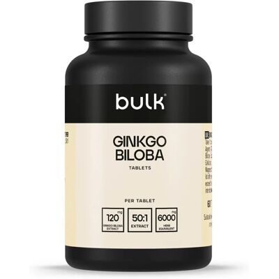 Bulk - Ginkgo Biloba - 6000 mg - Integratore alimentare Bulk - Ginkgo Biloba - 6000 mg - Integratore alimentare