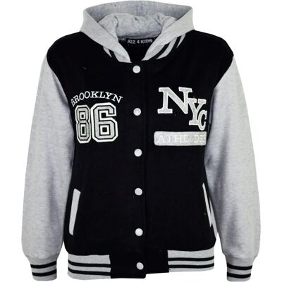 A2Z 4 Kids Sweat à capuche noir - Veste pour enfants 5-13 ans - Publicité A2Z 4 Kids Sweat à capuche noir - Veste pour enfants 5-13 ans - Publicité