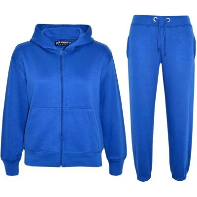 Ensemble de sport unisexe bleu royal A2Z Kids - Sweat à capuche et joggeurs - Publicité Ensemble de sport unisexe bleu royal A2Z Kids - Sweat à capuche et joggeurs - Publicité