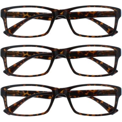 Opulize RR92 Braun Schildpatt +3,00 Lesebrille - reading glasses Opulize RR92 Braun Schildpatt +3,00 Lesebrille - reading glasses