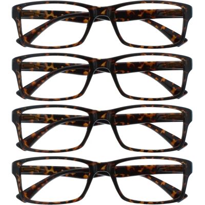 Lunettes de lecture Opulize - +1,50 - Pack de 4 Lunettes de lecture Opulize - +1,50 - Pack de 4