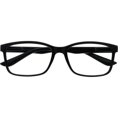 Opulize R83-1 Lunettes de lecture pour homme noires - Reading Glasses Opulize R83-1 Lunettes de lecture pour homme noires - Reading Glasses