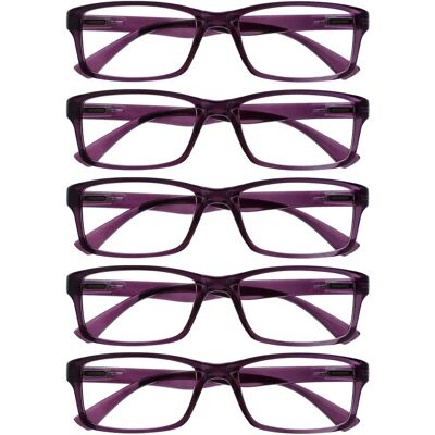 Opulize Lila Designer Lesebrille - Reading Glasses Opulize Lila Designer Lesebrille - Reading Glasses