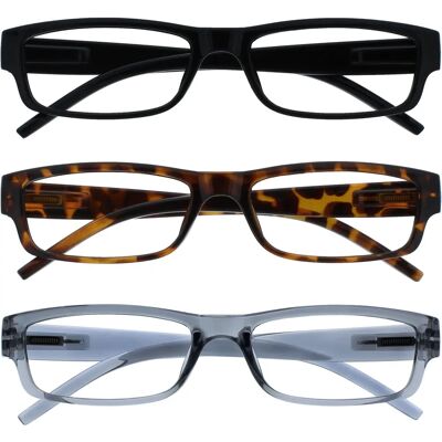 The Reading Glasses Company Lunettes de lecture noires marron gris légères confortables - Reading Glasses The Reading Glasses Company Lunettes de lecture noires marron gris légères confortables - Reading Glasses