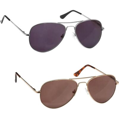 Ensemble de Lunettes de Lecture Argent et Or - UV400 Protection Ensemble de Lunettes de Lecture Argent et Or - UV400 Protection