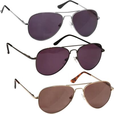 The Reading Glasses Company Lunettes de lecture d'entreprise argent or gris foncé lot de 3 - Reading Glasses The Reading Glasses Company Lunettes de lecture d'entreprise argent or gris foncé lot de 3 - Reading Glasses