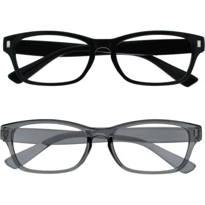 The Reading Glasses Company RR77-17 Noir Gris - Lunettes de lecture The Reading Glasses Company RR77-17 Noir Gris - Lunettes de lecture