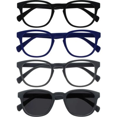 Opulize Modell RRRS2-1377-300 Unisex Lesebrille - UV400 Schutz Opulize Modell RRRS2-1377-300 Unisex Lesebrille - UV400 Schutz