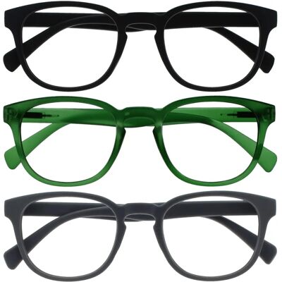 Occhiali da Lettura Opulize Pop - Montatura resistente ai graffi - Unisex Occhiali da Lettura Opulize Pop - Montatura resistente ai graffi - Unisex