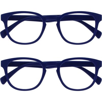 Opulize RR2-3 +1 Lunettes de lecture bleues - Lunettes de lecture Opulize RR2-3 +1 Lunettes de lecture bleues - Lunettes de lecture