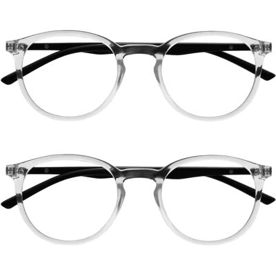 Opulize Blue Light Blocking Reading Glasses - Large Unisex BB60-C +2,50 Opulize Blue Light Blocking Reading Glasses - Large Unisex BB60-C +2,50