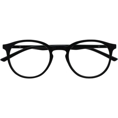 Opulize Lunettes de lecture - Monture ronde noire +1.50 Opulize Lunettes de lecture - Monture ronde noire +1.50