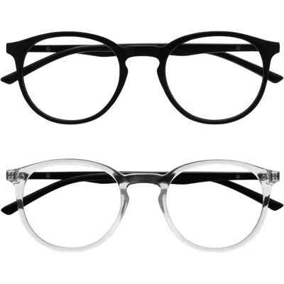 Opulize Lesebrille - Schwarz +2,00 Opulize Lesebrille - Schwarz +2,00