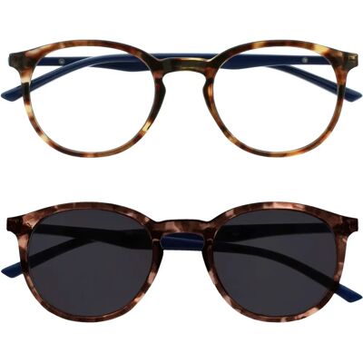 Opulize Paquet double de lunettes de lecture avec lecteur solaire - Lunettes de lecture avec lecteur solaire Opulize Paquet double de lunettes de lecture avec lecteur solaire - Lunettes de lecture avec lecteur solaire