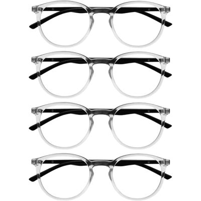Opulize Lesebrille - Runde Brille +3,50 - Unisex Opulize Lesebrille - Runde Brille +3,50 - Unisex