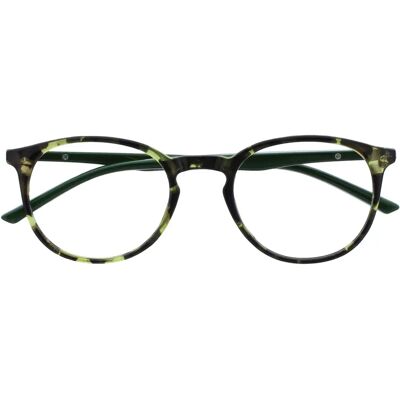 Opulize Grüne Schildpatt-Lese Brille - R60-6 Opulize Grüne Schildpatt-Lese Brille - R60-6