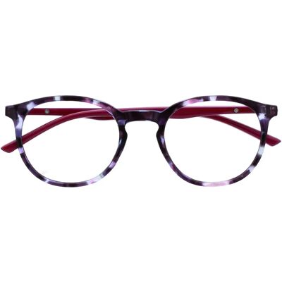 Opulize R60-5 Tortue Violet Minces Lunettes de Lecture Ronde - Lunettes de lecture - Publicité Opulize R60-5 Tortue Violet Minces Lunettes de Lecture Ronde - Lunettes de lecture - Publicité