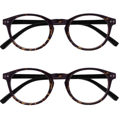 Opulize RR24-2 Lunettes de lecture rondes petites - Reading glasses Opulize RR24-2 Lunettes de lecture rondes petites - Reading glasses