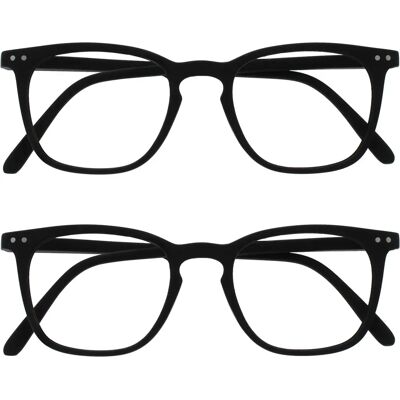 Opulize RR64-1-100 - Lunettes de lecture pour hommes style designer Opulize RR64-1-100 - Lunettes de lecture pour hommes style designer