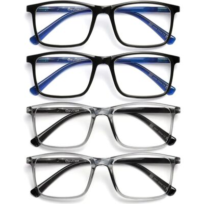 Opulize RRRR4-1177 Grandes lunettes rectangulaires - Lunettes - Publicité Opulize RRRR4-1177 Grandes lunettes rectangulaires - Lunettes - Publicité