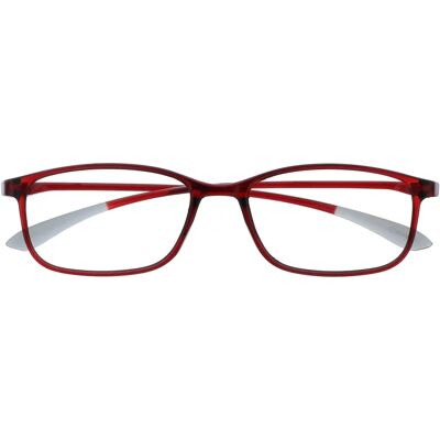 Opulize R61-Z-150 - Lunettes de lecture cristal rouge léger - Publicité Opulize R61-Z-150 - Lunettes de lecture cristal rouge léger - Publicité