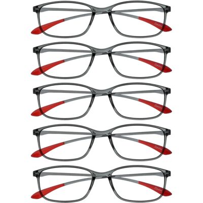 Opulize Crystal Gray Reading Glasses - Reading Glasses Opulize Crystal Gray Reading Glasses - Reading Glasses