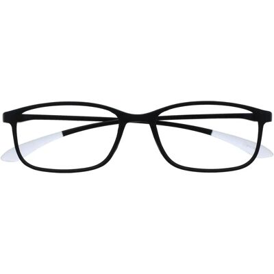 Opulize R61-1-300 - Lunettes de lecture légères unisexes - Monture rectangulaire Opulize R61-1-300 - Lunettes de lecture légères unisexes - Monture rectangulaire