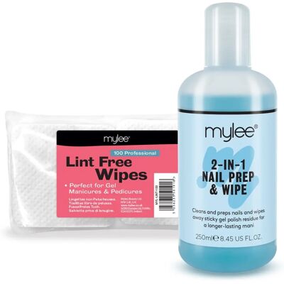 Mylee Gel Prep & Wipe - Nettoyant résidus pour ongles - Publicité Mylee Gel Prep & Wipe - Nettoyant résidus pour ongles - Publicité