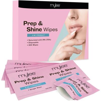Lingettes de préparation et brillance pour gel Mylee 200pcs - Publicité Lingettes de préparation et brillance pour gel Mylee 200pcs - Publicité