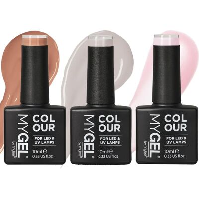 Mylee - MyGel The Nudes - 30 ml - Nail Gel Set - Publicité Mylee - MyGel The Nudes - 30 ml - Nail Gel Set - Publicité