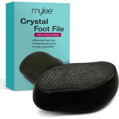 Mylee - Crystal Foot File - Ultra Fine Glass Surface - Cream Mylee - Crystal Foot File - Ultra Fine Glass Surface - Cream