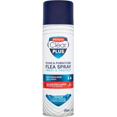 Bob Martin - Clear Plus Flea Spray - 500ml - Insecticide spray Bob Martin - Clear Plus Flea Spray - 500ml - Insecticide spray