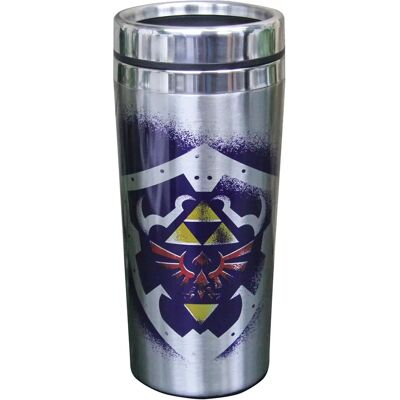 Paladone Products Legend of Zelda utazó bögre - Rozsdamentes acél - 450 ml Paladone Products Legend of Zelda utazó bögre - Rozsdamentes acél - 450 ml